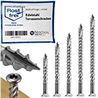 Tornillo de terraza de acero inoxidable Muesca de corte TORX- cabeza redondeada y sin nervaduras C1 5-mm de espesor 40…